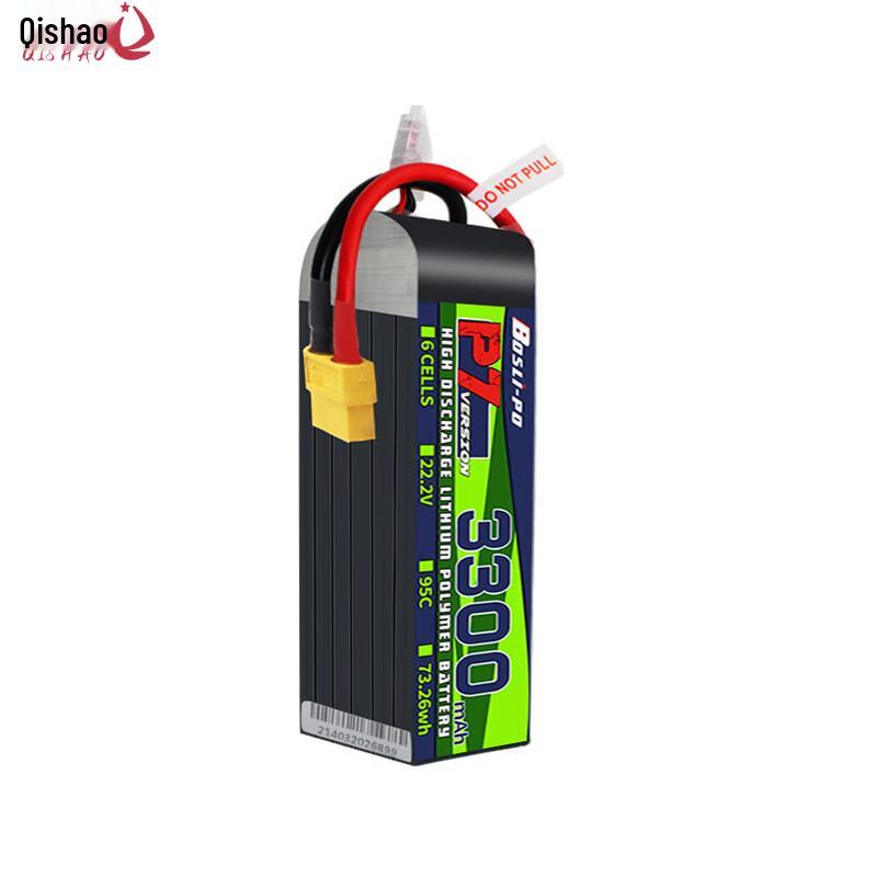 22.2V 6S 3300mAh 95C LiPo Battery Pack with XT60