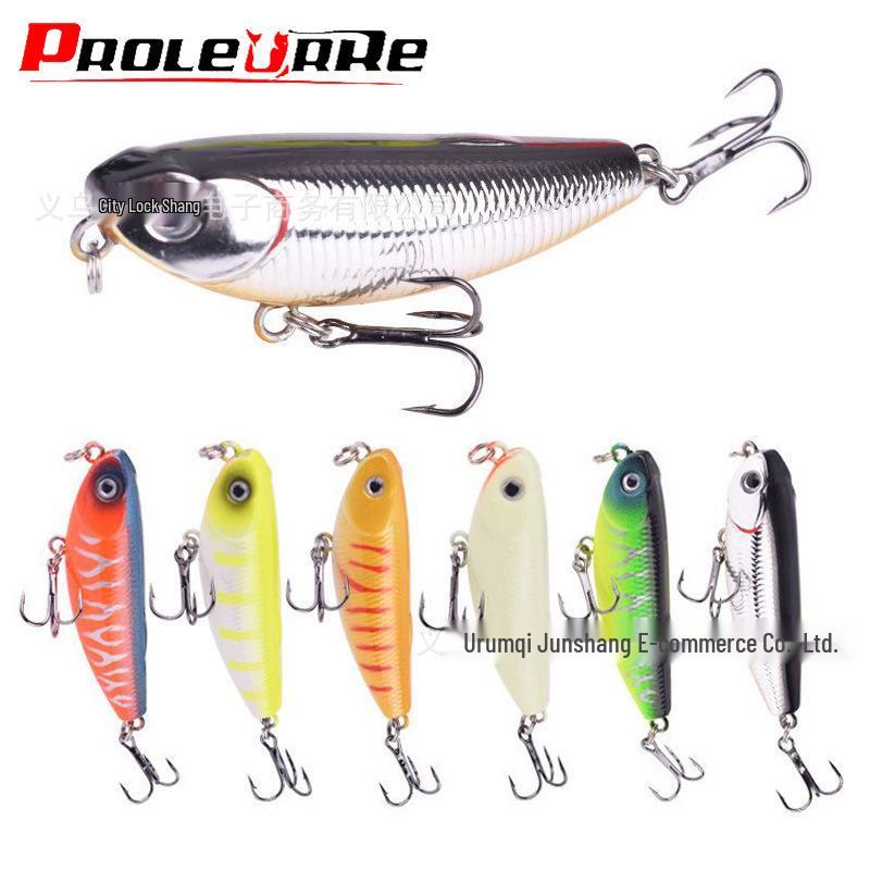 Surface Zigzag Dog 5.5g Japanese Micro Minnow Pencil Lure for Snakehead, Bass, Asp - Artificial Bait