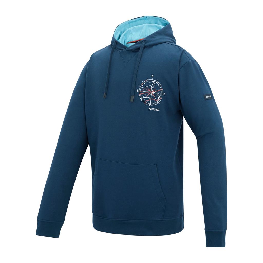 Regatta Mens Cline Compass Hoodie