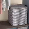 A Set Of 3pcs Extra-Large Thickened Pleated Storage Bags, With A Capacity Of 50.19 Gallons/190 Liters, Foldable And Dustproof, Suitable For Storing