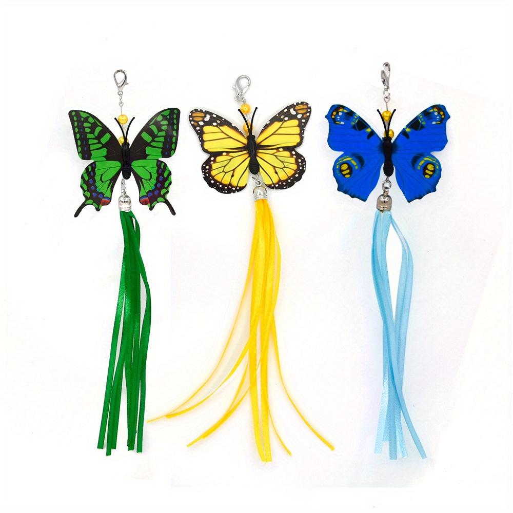 Interactive Cat Toys 11 Pack Funny Feather with Bell Cat Stick Toy for Kitten Playing Teaser Wand Toy Pet Cats Supplies