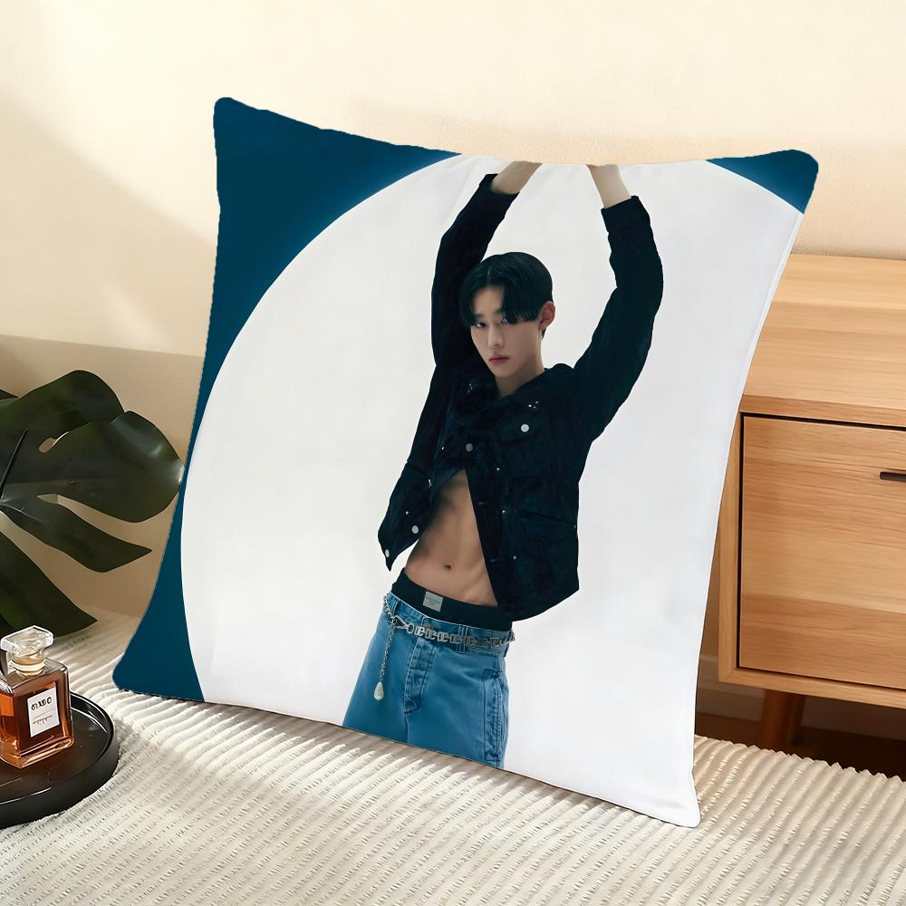 Seo Bumjune Actor Cushion Cover Silky Short Plush Home Sofa Cushion Cover - Invisible Zipper Home Decoration