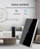 Touch Screen Smart Light Switch WiFi Home Automation Glass Panel Remote Control EU US Standard 1-4 Gang