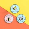 Charming Insect Friends: "Don't Worry, Bee Happy" Brooch