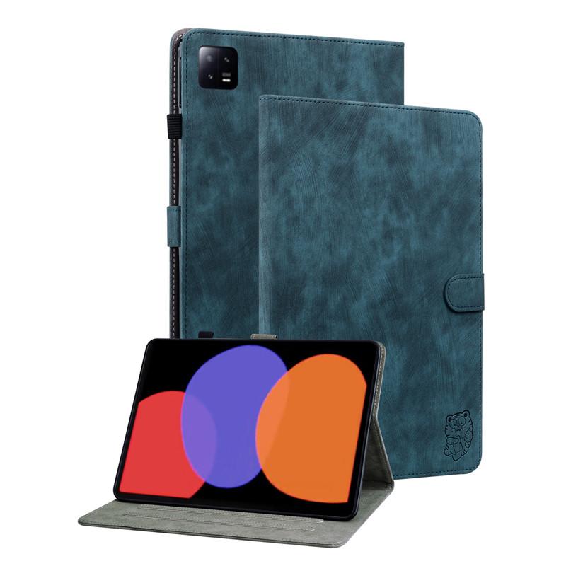 Tablet Case For Xiaomi Pad 6 Case Coque 11 Inch Cute Tiger Wallet Stand Flip Cover For Funda Xiaomi Pad 6 Pro Mi Pad 6 Pro 2023 Case Kids
