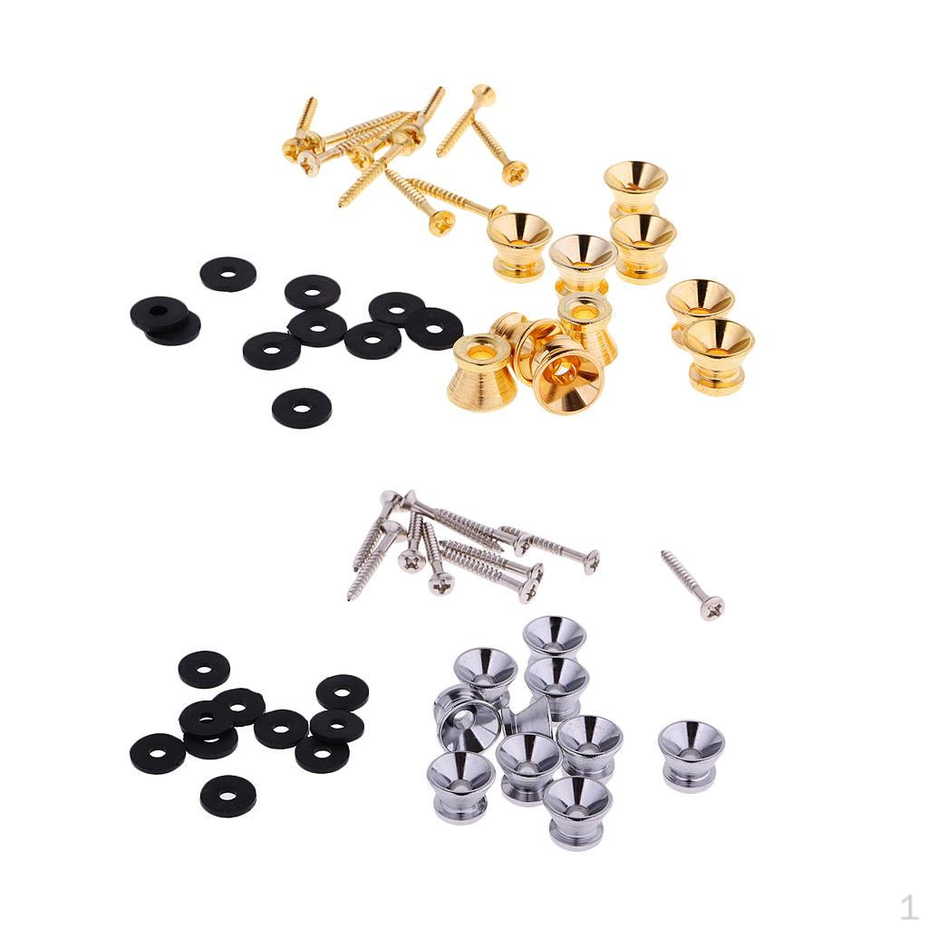 

20x Акустический гитарный ремешок замки страплоки