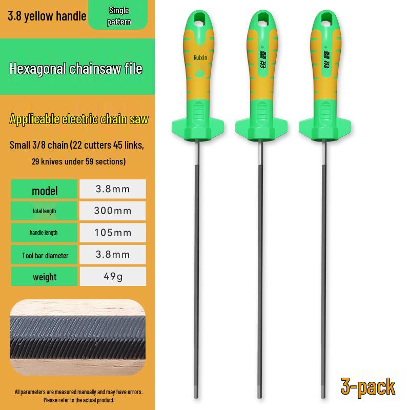 Sechskant Kettensägenkettenschleife Werkzeug - Handgeführter Sägezahnschärfer