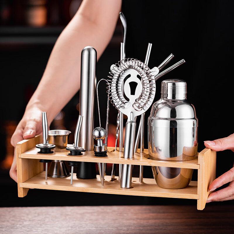 ZISIZ Stainless Steel Cocktail Shaker Set