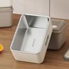 Rechteckige Edelstahl-Lunchbox 500ml Auslaufsicheres Design Wärmeisolierend Lunchbox Große Kapazität Versiegelter Deckel