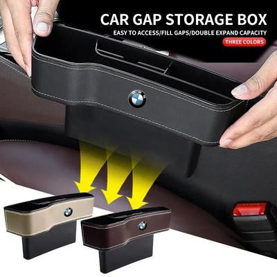 1pcs Car Seat Organizer Crevice Storage Box For E87 F20 F21 E36 E46 E90 E91 E92 E93 X1 X3 X4 X5 X6 M2 M3 M6 F30 F31 F34