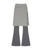 Ordinary Holiday Skirt Layered Jersey Pants [Charcoal]