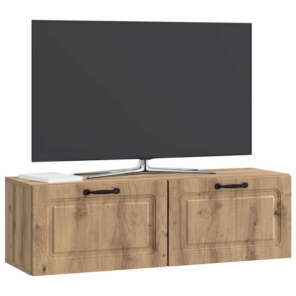 Wall Mounted TV Cabinet Artisan Oak 98 x 31 x 30 cm