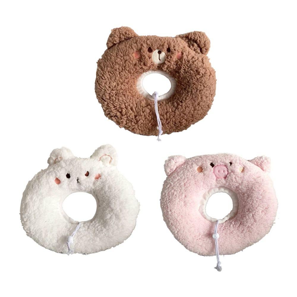 Plush Anti-Bite Surgery Wound Collar Cat Recovery Collar Neck Protective Cone Elizabeth Collar