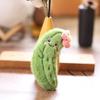 Cute Cucumber Plush Toy Keychain With Soft Pp Cotton For Kids And Bag Decor