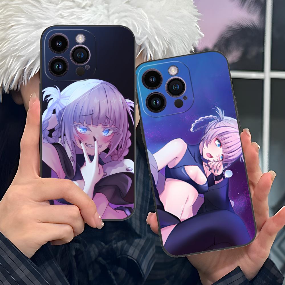Nazuna Nanakusa Phone Case for iPhone 16 15 14 13 12 11 X XR XS 8 7 Pro Max Plus Mini Black Cover Smartphone Cellphones