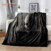 3D Gothic Horror Ghost Skull Soft Plush Blanket,Flannel Blanket Throw Blanket for Living Room Bedroom Bed Sofa Picnic Cover Kids