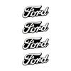 BBBS7 For Ford Ranger Focus Kuga Mustang MAX Transit Mondeo 3D Aluminum Car Audio Decorate Stickers Emblem Stickers Decal Accessories