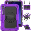 For Samsung Galaxy Tab S10 S9 S8 Ultra 14.6 S7 Plus FE 13.1 12.4 11 Inch A8 10.5 X200 S6 Lite Case Kids Stand Tablet Cover Strap