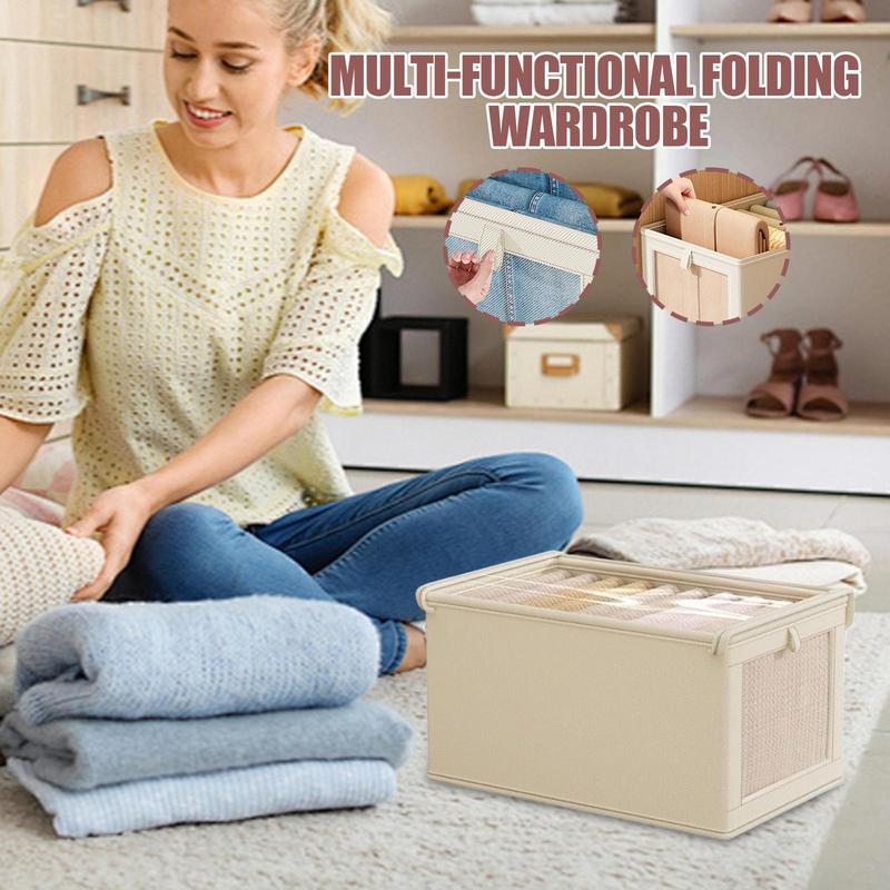 Storage Bins For Clothes Folding Clothes Organizer Box Multifunctional Closet Organizers Storage Containers For Blanket