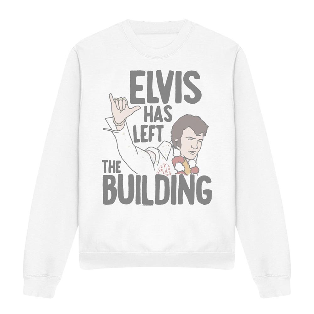 Elvis Presley Unisex Adult Has Left The Building Sweatshirt