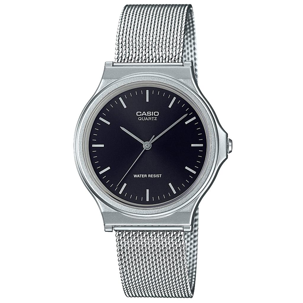 Casio Herrenuhr Casio Collection MQ-24M-1EJH Silber Elegantes Zeitmesser