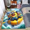 Fun Minion Cartoon Rafting Rug for Kids Room Home Decor Colorful Design Suitable for Use As an Anti-slip for Living Room Bedroom Sofas