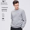Septwolves Men's Casual Embroidered Pullover Sweatshirt
