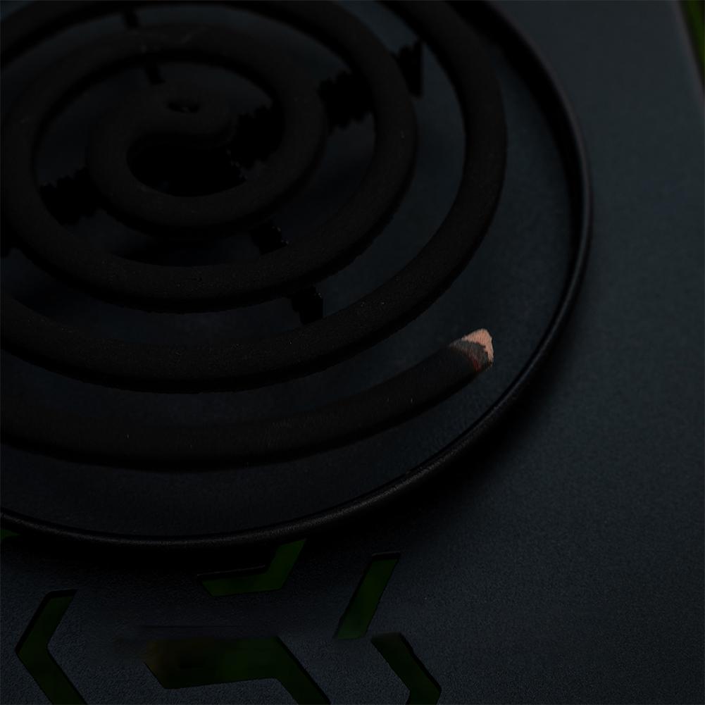 Mosquito Coil Holder with Cover Mosquito Repellent Incense Box Metal Repellent Incense Coil Burner for Outdoor Camping