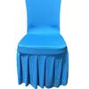 Verdickte elastische Faltenrock-Stuhlhusse für Hochzeiten & Konferenzen