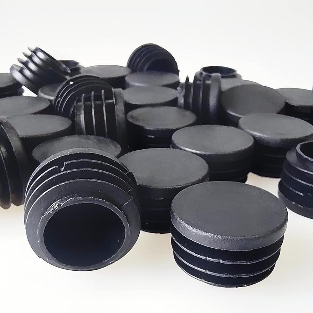 8 Pcs 19mm Plastic End Caps for Metal Tubing Hardware Plugs Chair Legs Tube Pipe Post Plastic End Cap Protect Dust for Chair Leg