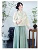 New Autumn/Winter Retro Suede Tang Suit: Stylish and Comfortable Han-Inspired Hanfu Cheongsam Top Tea Suit