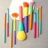10 Watercolor Makeup Brush Set Full Set of Multi-Color Color Portable Beauty Makeup Tools