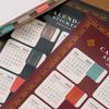 2026 Calendar Stickers 2 Sheets Vintage Gold Foil Notebook Planner Index Stickers Yearly Monthly Planner To Do List Bookmarks