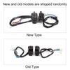 Pair Left & Right Motorcycle Switch Controller Left and Right Handlebar Switch Multifunction Head