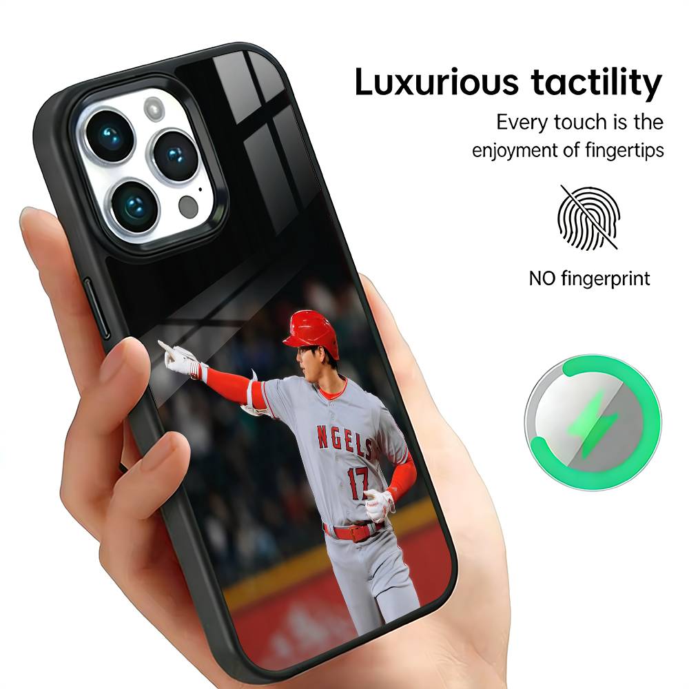 

Baseball player S-Shohei Ohtani Phone Case For iPhone17,16,15,14,13,12,11 Plus,Pro Max, New Magnetic Wireless Charging iPhone17Pro