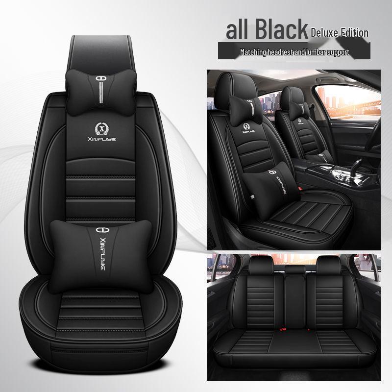 Luxury Leather Seat Cover Set for Kia Optima 2.0L: All-Season Cushion Protection