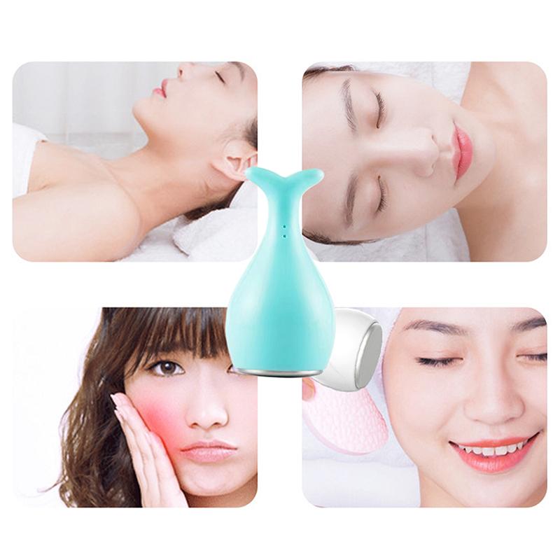 Ice Compress Roller Reusable Improve Elasticity Reduce Pain Cold Handheld Facial Massager White Puffiness Relief Skin Firming