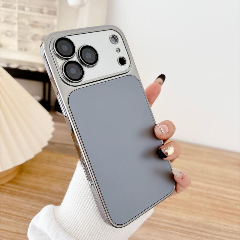 

Original Candy AG Matte Glass Case for iPhone 17 16 15 Pro Max Plain Color Shockproof Hard Bumper Protective Phone Cover iPhone 15 Pro Max