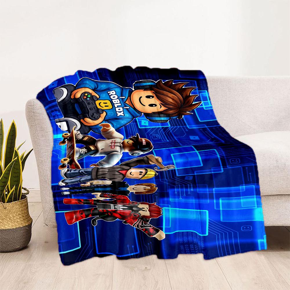 Roblox 37 Blanket Comfortable Great for Office Bedding Bed for All Occasions Playful Design Gifts For Family Or Friends