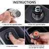 For Volvo Rdesign AWD C30 C70 S40 S80 V40 V50 V60 XC40 XC60 XC70 12V Car Cigarette Butts Dashboard Cigarette Lighter Auto Parts