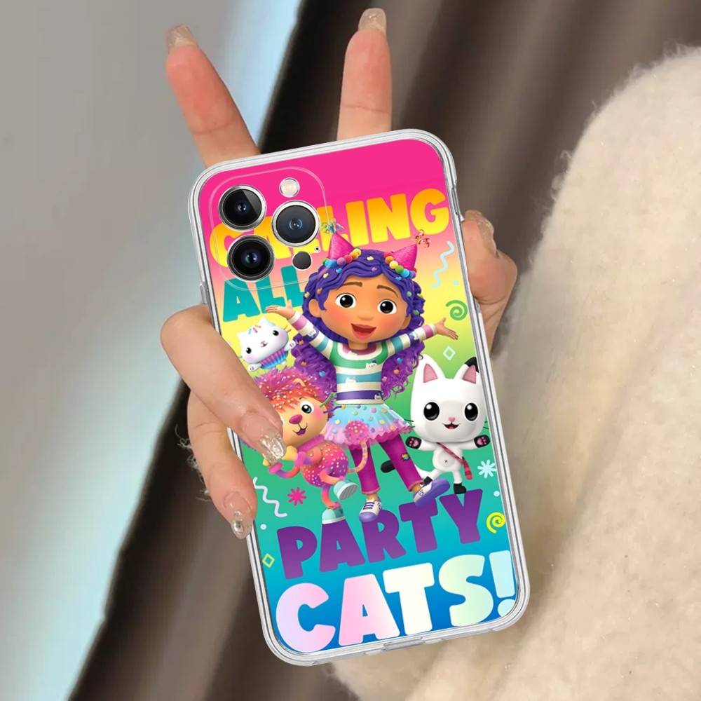 

Cute G-Gabbys D-Dollhouse TPU Silicone Case For IPhone 11 12 13 14 15 16 17 Pro Max Shockproof Clear Back Cover iPhone 15pro max