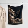 Autumn and winter new double-sided color oil painting series imitation cashmere thickened warm scarf women's air conditioner shawl