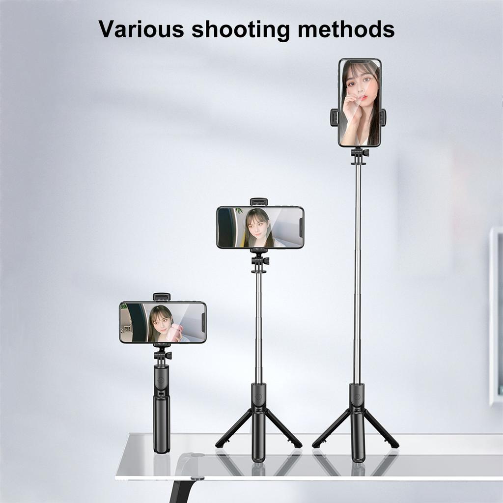 Selfie Stick Tripod Stand with Wireless Remote Compatible with Smartphones   Height Lightweight Portable for Travel