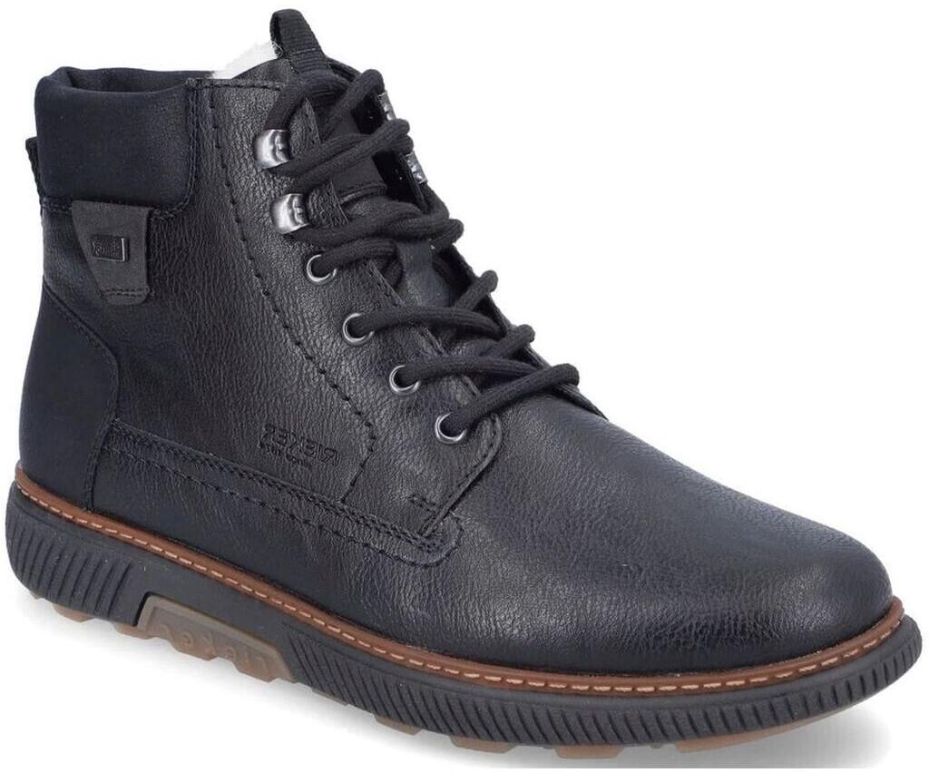 Ботинки Rieker B3342 на шнуровке широкие черные