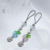 Heart Phone Lanyard Elegant Phone Charm Phone Chain Butterfly Phone Pendant Keychain Decoration Bag Pendant for Daily