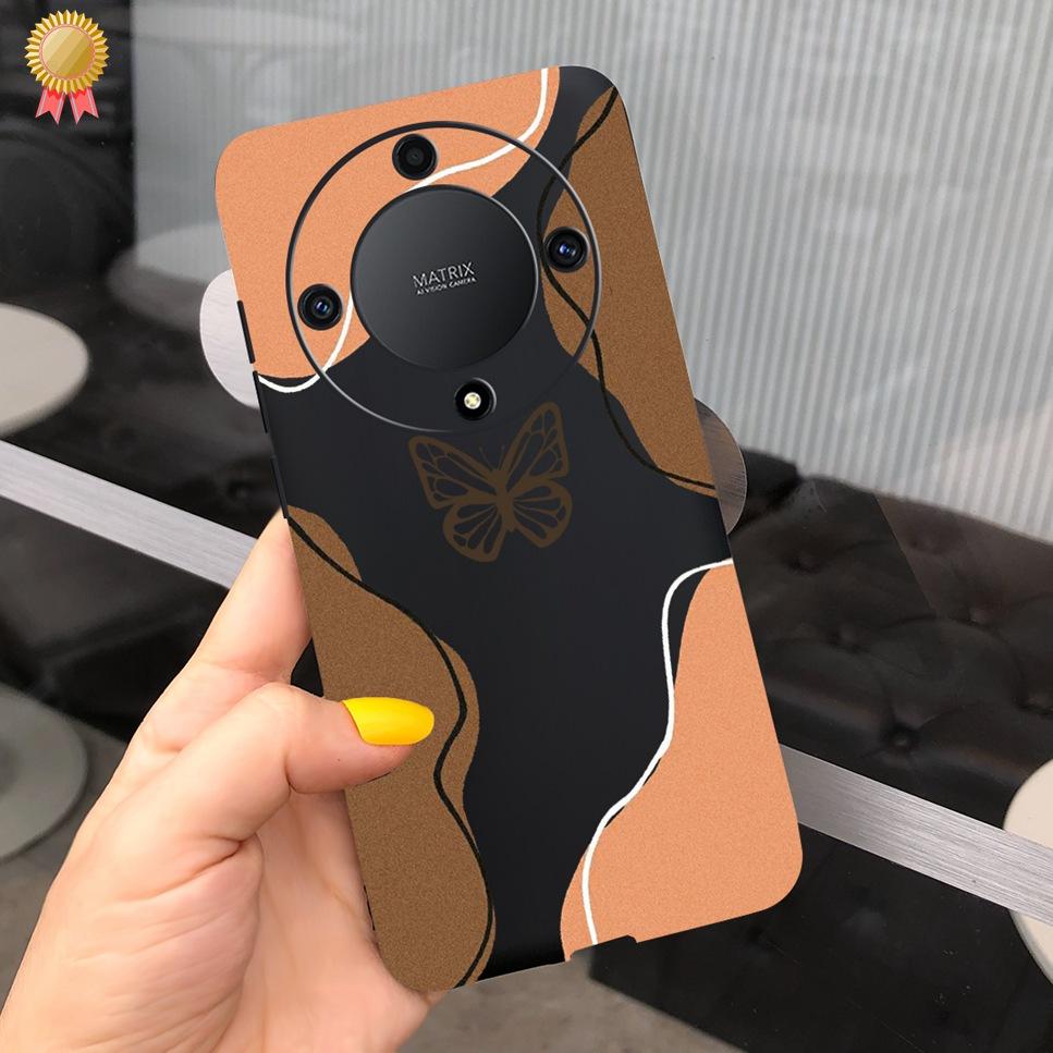 Luxury Case For Honor X9a Soft TPU Capa COOL New Cute Animal Painted Back Coque For Honor X9a X8A X7A 9XA 8XA 7XA  Bumper Bags