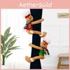 Creative Gingerbread Man Curtain Tiebacks For Festive Christmas Home Decoration