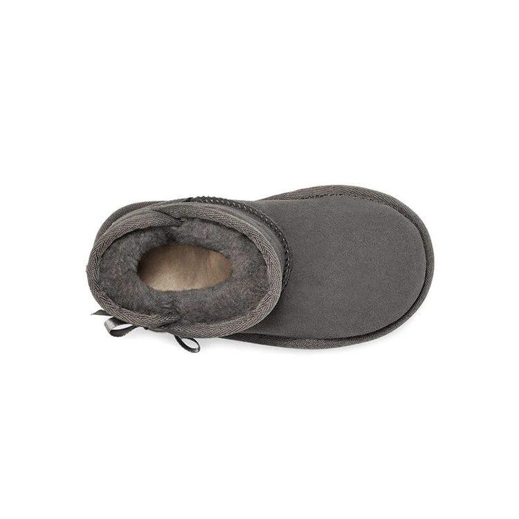 UGG Idris Comfortable, Fleece Lined Snow Boots Kids' Cotton Boots Children Aged 3 7 Years Old Charcoal Gray 1118888T-CHRC