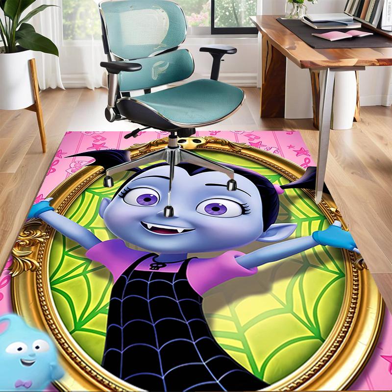 1pc Vampirina2 Design Area Rug - Non-Slip, Soft & Cozy Floor Mat for Living Room, Bedroom, Office - Indoor/Outdoor Decorative Carpet
