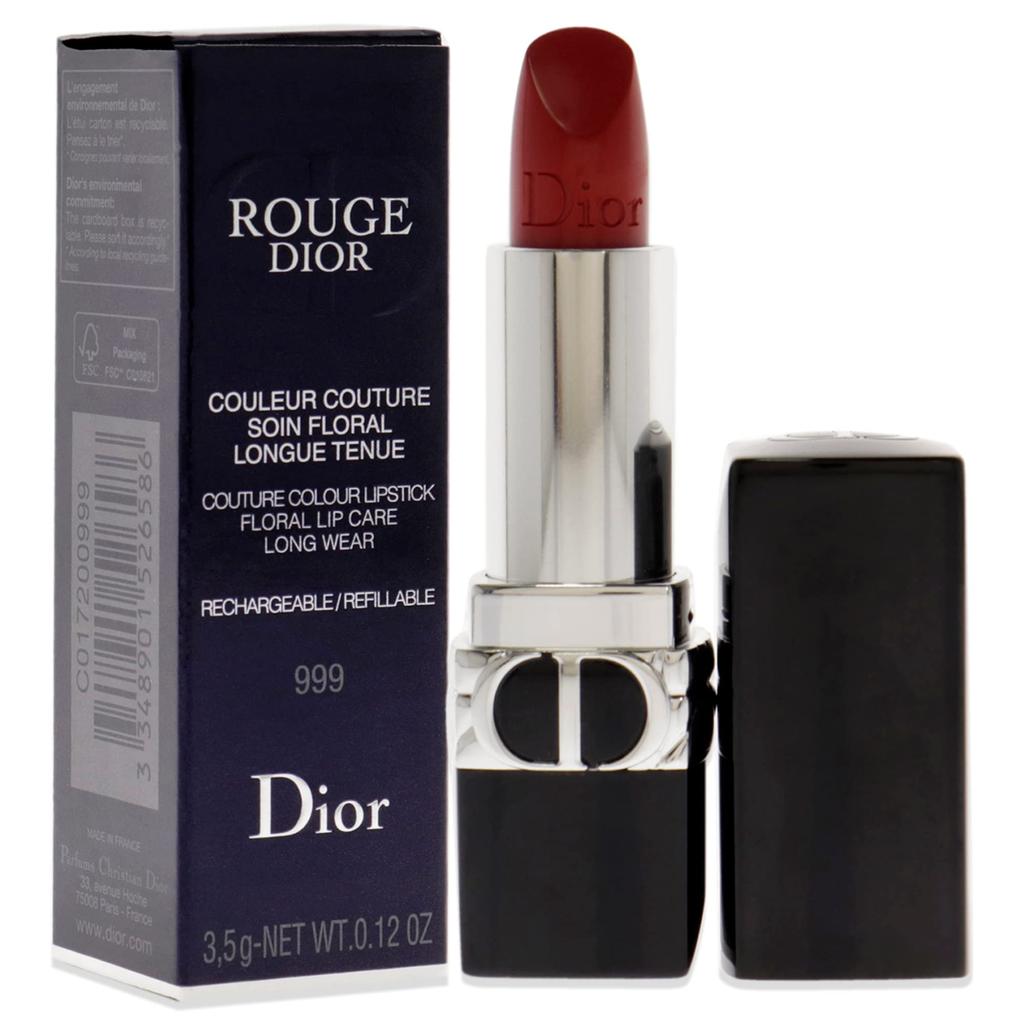 Dior Rouge Dior Couture Colour Refillable Lipstick - #999 (Satin) 3.5g/0.12oz